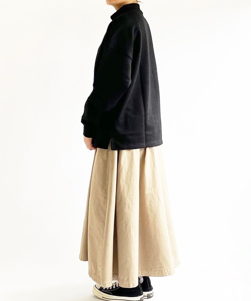 美品 HARVESTY ハーベスティ裏毛プルオーバーパーカー ブラック サイズ1 HARVESTY（ハーベスティ）の「HARVESTY / ハーベスティ PULLOVER PARKA