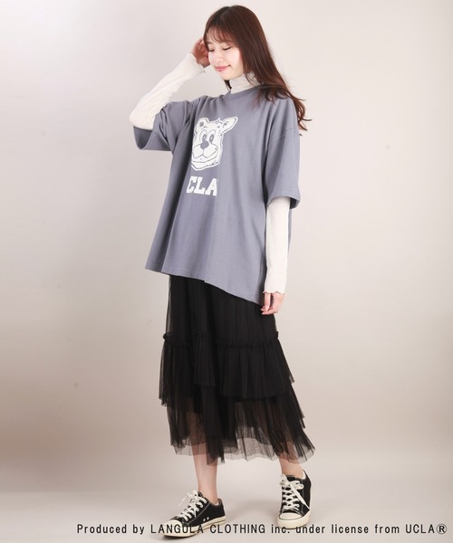FRAMeWORK - 新品フレームワーク購入 UCLA XXL　ビッグTシャツ　カットソー　丸胴 UCLA tシャツ ヘビーウエイト ビッグシルエットTシャツ メンズ