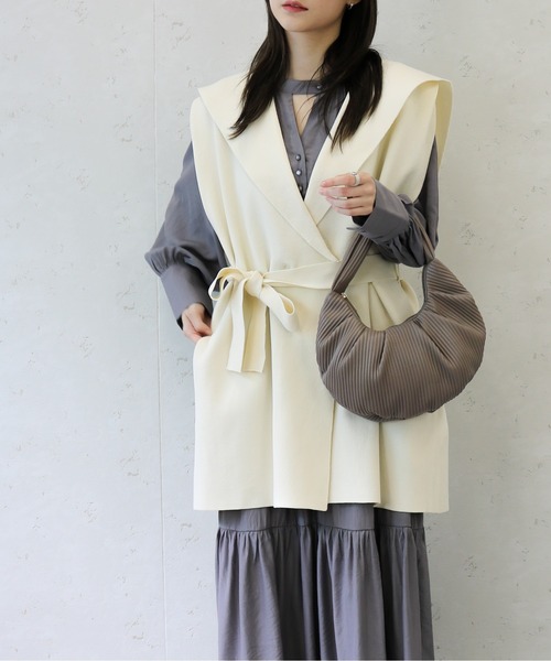 Per sist ence（パーシエンス） ベスト ジレ ポリ12Gセーラーカラー