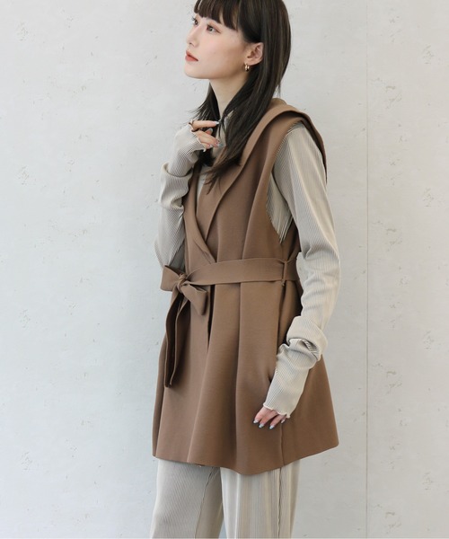 Per sist ence（パーシエンス） ベスト ジレ ポリ12Gセーラーカラー