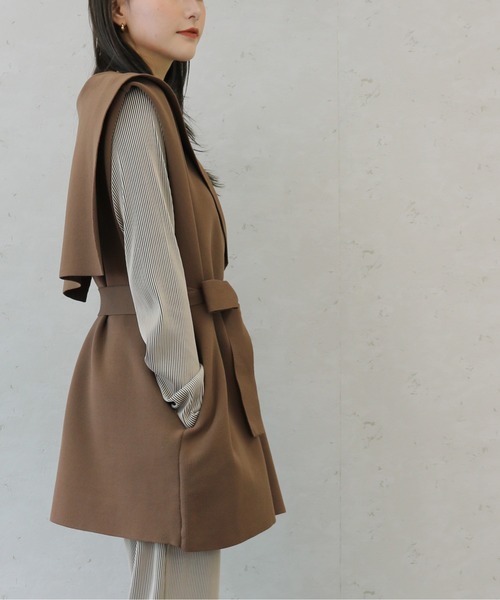 Per sist ence（パーシエンス） ベスト ジレ ポリ12Gセーラーカラー