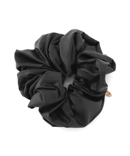 ANEMONE（アネモネ） シュシュ シックカラーレザー調シュシュ「L