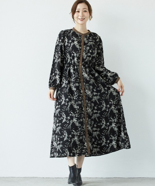 専用　4/17まで PAPAVER（パパヴェル） ワンピース 「papaver」花柄OP : ZOZOTOWN