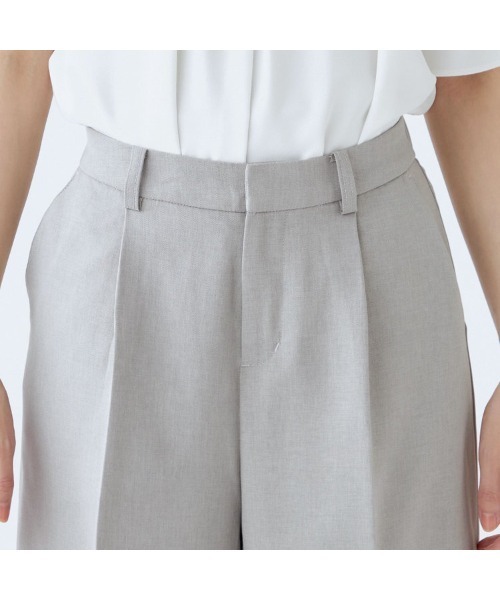 PLEATS PLEASE グレー系 ガウチョパンツ　裾カットあり 楽天市場】グレー プリーツ（パンツ｜ボトムス）：レディース