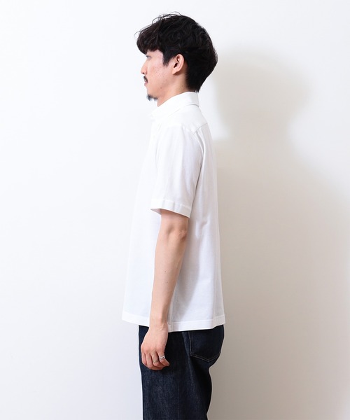 【未使用に近い★超レア★ITALY製】GUY ROVERポロシャツ★Lホワイト白 別注】＜GUY ROVER＞ ピケ ポロシャツ（ポロシャツ）｜GUY ROVER