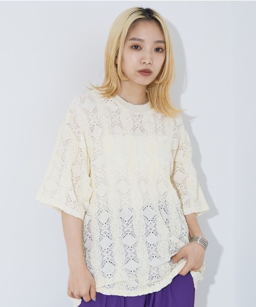 NOMINE（ノミネ） tシャツ レースTシャツ レディース : ZOZOTOWN Yahoo
