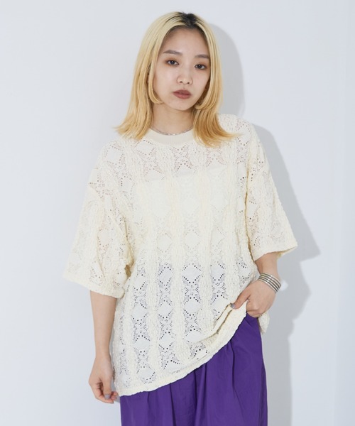 NOMINE（ノミネ） tシャツ レースTシャツ レディース : ZOZOTOWN Yahoo