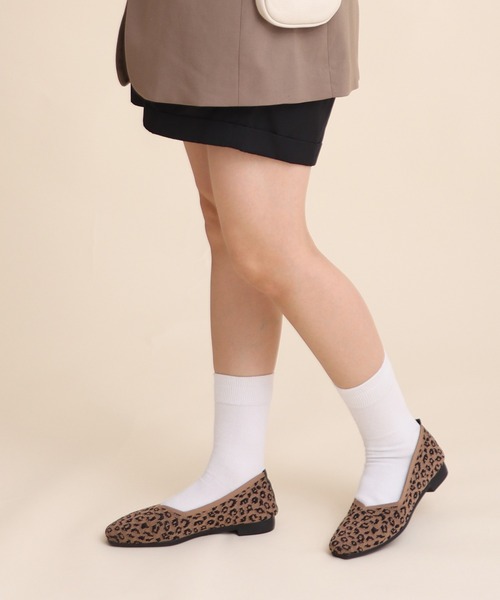 Bermosa パンプス ニットパンプス 無地 レオパード : ZOZOTOWN Yahoo
