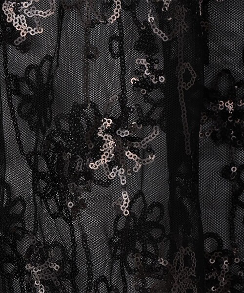 MACPHEE（マカフィー） スカート メッシュスパンコール ラップスカート