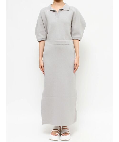 ELENDEEK（エレンディーク） スカート サイドスリットタイトニット