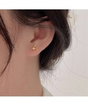 ピアス 星型バタフライ型ピアス「金属アレルギー...の詳細画像5