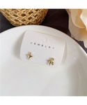 ピアス 星型バタフライ型ピアス「金属アレルギー...の詳細画像4