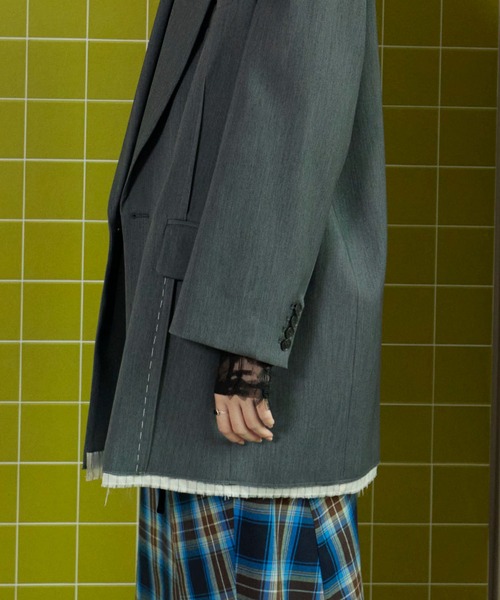 MAISON SPECIAL ジャケット テーラードジャケット Stitch Too
