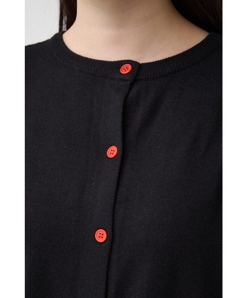AZUL BY MOUSSY カーディガン カラーボタンベーシック
