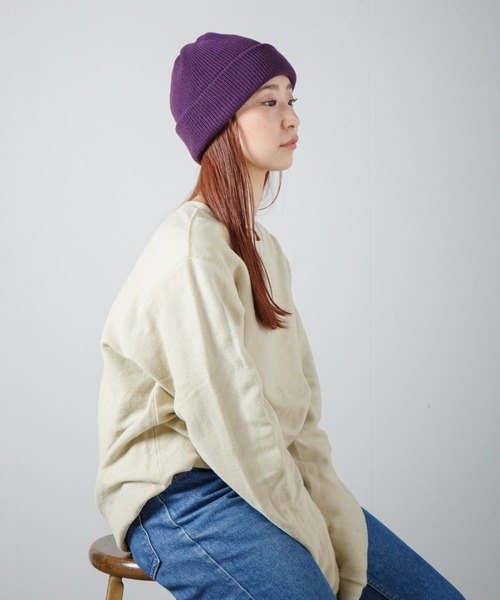 RACAL（ラカル） ニット帽 ニットキャップ 2way Plain Color Knit