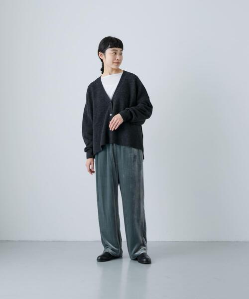 かぐれ パンツ レーヨンシルクベルベットパンツ レディース : ZOZOTOWN