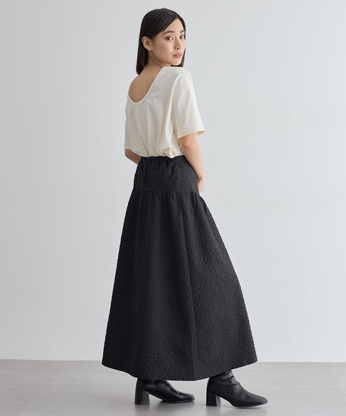 for/c（フォーシー） ロング スカート 「セットアップ対応」ふくれ