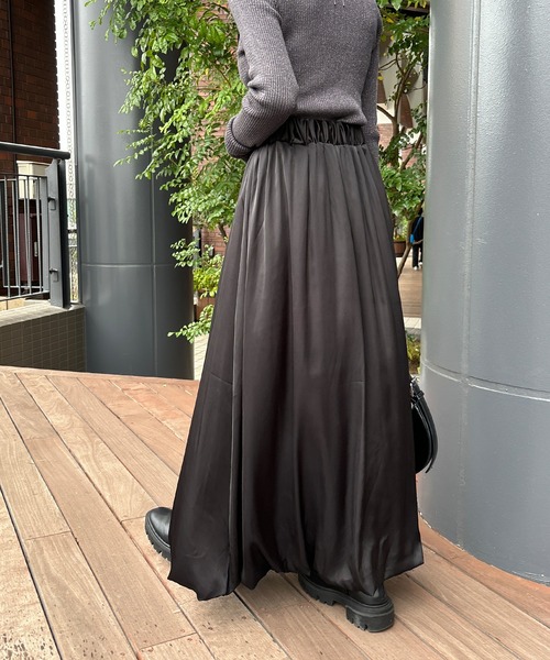 MOIR SEOUL アノラックバルーンスカート（ブラック） セール】blackdia ocean バルーンスカート（スカート