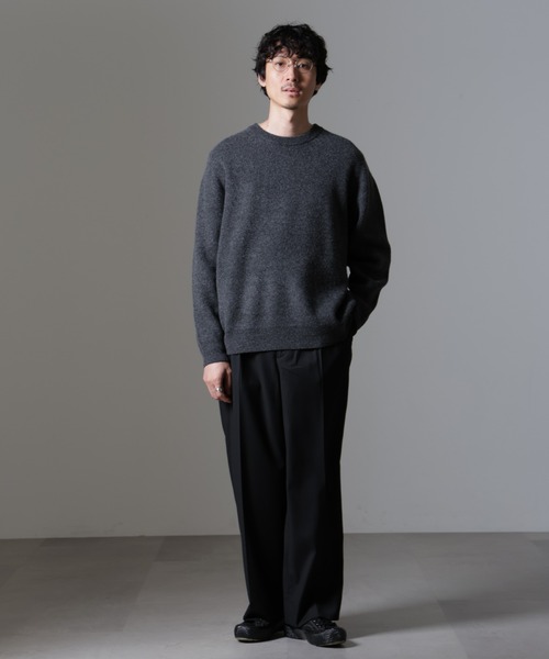 NANO universe スラックス CARREMAN インタック ワイドスラックス