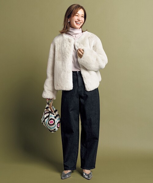 UNFILO（アンフィーロ） ニット セーター ハイゲージウール ハイネック