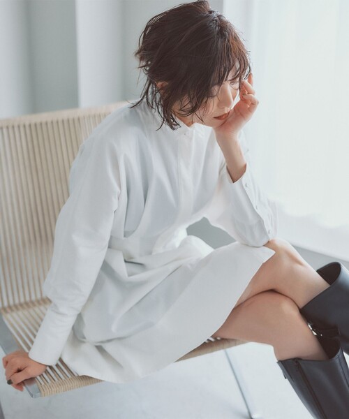 uncrave（アンクレイヴ） ワンピース コットンツイル シャツワンピース