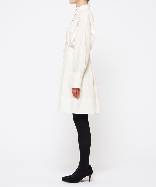 ワンピース コットンツイル シャツワンピース（uncrave WHITE 
