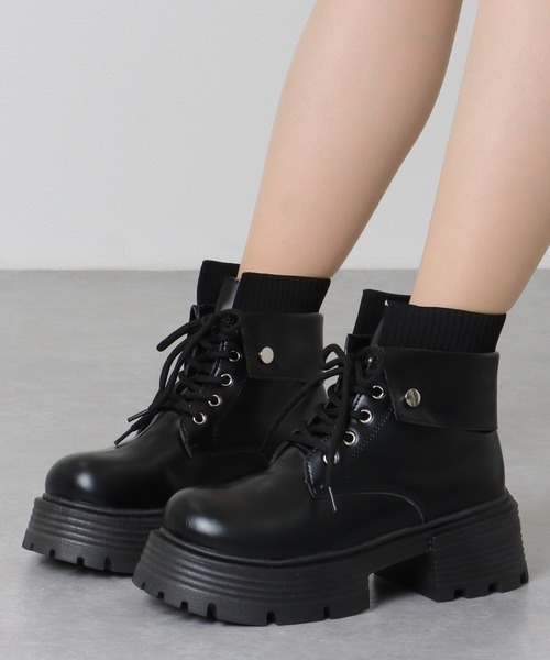 Lace Ladies（レースレディース） ブーツ リブ ドッキング レース