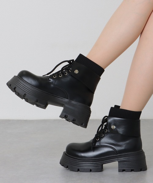 Lace Ladies（レースレディース） ブーツ リブ ドッキング レース