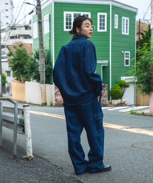ブラウス シャツ RVCA レディース RECESSION DENIM SHIR 長袖シャツ/ルーカ胸ポケットワンポイントデニムシャツ レディース RVCA ブラウス シャツ レディース RECESSION DENIM SHIR 長袖