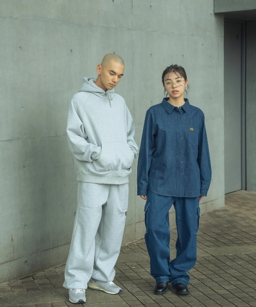 RVCA ブラウス シャツ レディース RECESSION DENIM SHIR 長袖