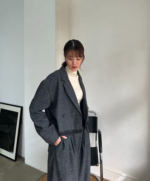 I_am（アイアム） ジャケット テーラードジャケット wool like mix