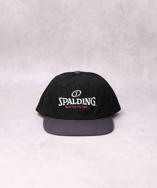 Right-on キャップ 帽子 「SPALDING」コーデュロイキャップ