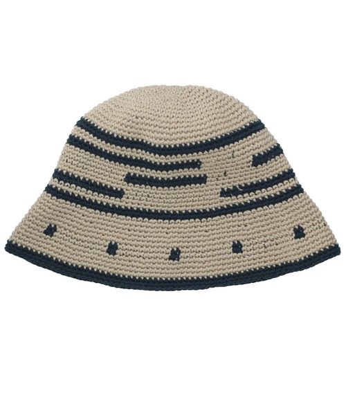 帽子 ハット 「Basiquenti」Crochet Bucket Hat（クロシェバケット