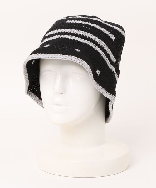 帽子 ハット 「Basiquenti」Crochet Bucket Hat（クロシェバケット