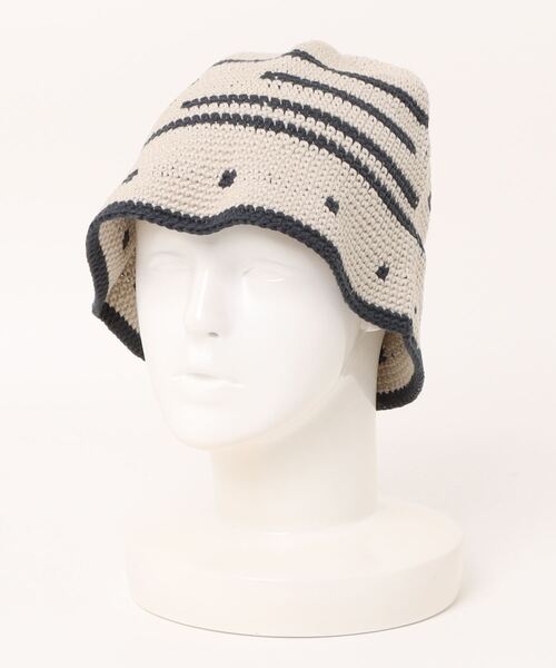 帽子 ハット 「Basiquenti」Crochet Bucket Hat（クロシェバケット