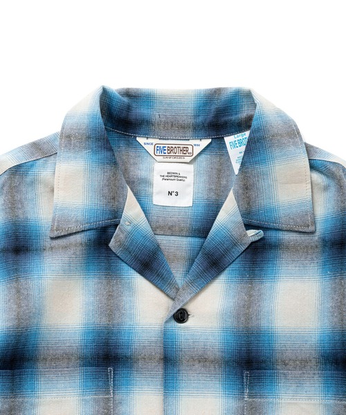 BEDWIN & THE HEARTBREAKERS オンブレ チェック シャツ BEDWIN & THE HEARTBREAKERS｜コットンオンブレチェックシャツ