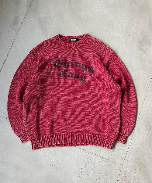 kutir（クティール） セーター ニット VINTAGE LIKE DESIGN KNIT