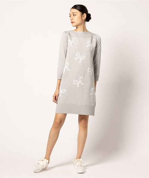 TOCCA（トッカ） ワンピース RIBBON PARTY ニットドレス : ZOZOTOWN