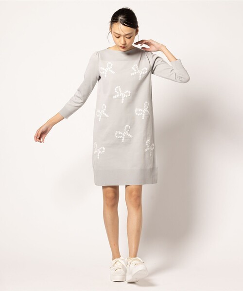 TOCCA（トッカ） ワンピース RIBBON PARTY ニットドレス : ZOZOTOWN