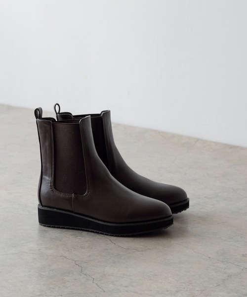 「menue」 ショートブーツ M アイボリー レディース_画像2