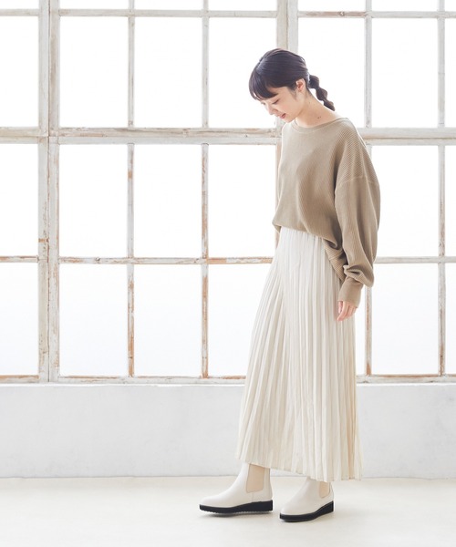 「menue」 ショートブーツ M アイボリー レディース_画像3