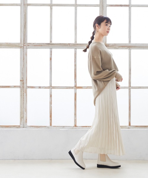 「menue」 ショートブーツ M アイボリー レディース_画像5