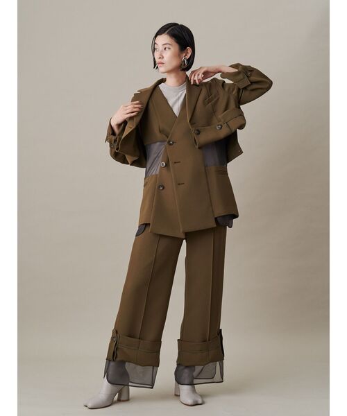 ￼mgmg様【✨極美品✨】アンスリードun3d.◎ジレ＆パンツ セットアップ UN3D.（アンスリード）の「BIG DETAIL PT / ビッグディテール