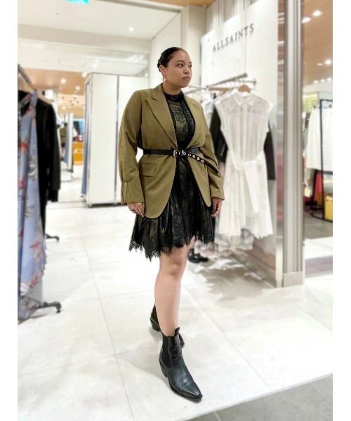 ALLSAINTS（オールセインツ） ブーツ FOX POINTED WESTERN LEATHER