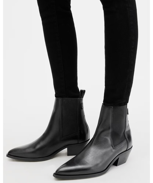 ALLSAINTS（オールセインツ） ショート サイドゴア ブーツ FOX POINTED