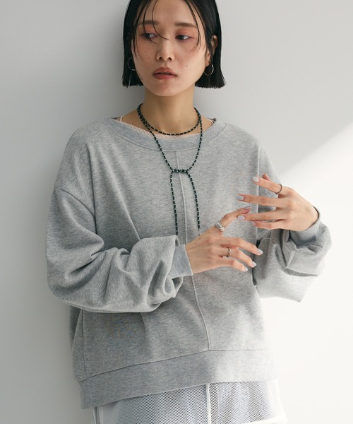 ボートネック裏毛プルオーバー BABYLONE｜ボートネック裏毛プルオーバー | Rakuten Fashion