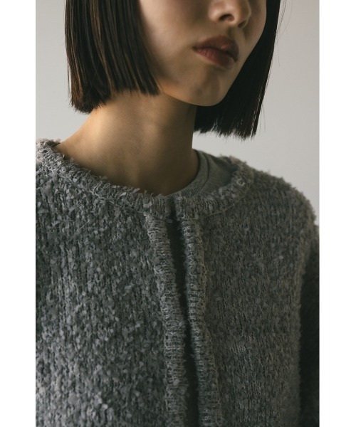 STYLEMIXER カーディガン テープヤーンニットカーデ レディース