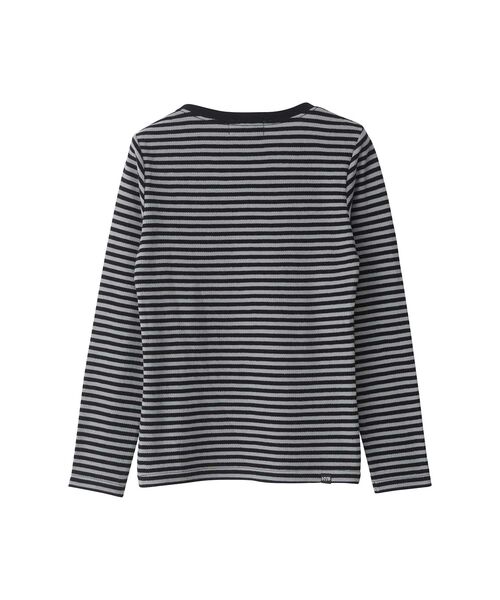 tシャツ コンパクトモクロディ バンドカラーカットソー「ボールチェーン」 レディース 洗える】コンパクトモクロディ バンドカラーカットソー［ボール