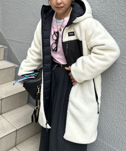 TAION（タイオン） ジップアップブルゾン S ホワイト系その他4