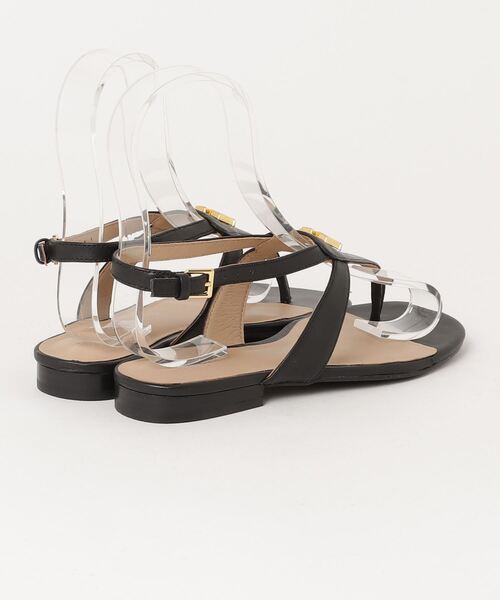 【Ralph Lauren】Everley 上質カーフスキンのストラップサンダル LAUREN RALPH サンダル Everley カーフスキン レディース